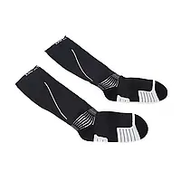 Носки водонепроницаемые 85% полиамид Dexshell DS635GRYXL Compression Mudder, размер XL/47-49, черные с серым