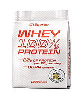 Протеин Sporter Whey 100% Protein 1 кг вкус ваниль