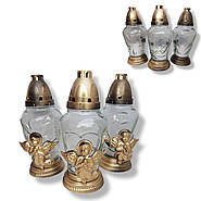 Лампадки свічки овальна з Янголом 36 годин мікс, фото 2