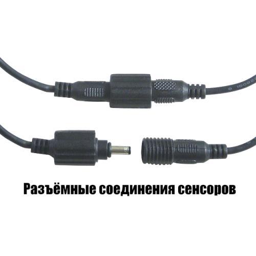 Парктроник TIGER PS-44/LED/4 датчика D=18mm/коннектор/black/black (PS-44) - фото 3 - id-p2107106249