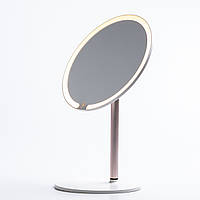 Косметическое зеркало с LED-подсветкой сенсорное с регулировкой, белый