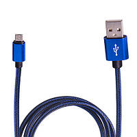 Кабель USB - Micro USB (Blue) ((400) Bl)