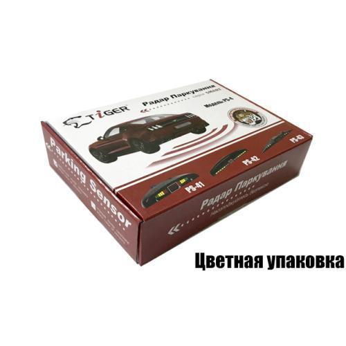 Парктроник TIGER PS-41/LED/4 датчика D=18mm/коннектор/silver/silver (PS-41) 2 - фото 2 - id-p2107174653