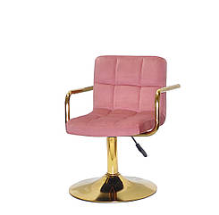 Крісло Arno Arm gd base оксамит теракоту B-1018