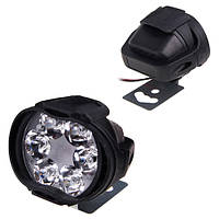 Фара рабочего света AUR G098 (6led*10w 60х50мм) 12V Mini пластик овал 48787 (G098)