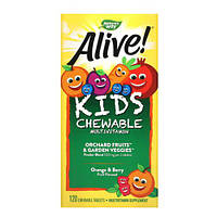 Nature's Way Alive Kid's Chewable Multivitamin 120 жевательных таблеток 01799 VB