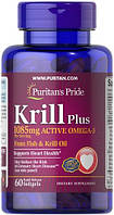 Puritan's Pride Krill Oil Plus High Omega-3 Concentrate 1085 mg 60 капсул 34 783 VB
