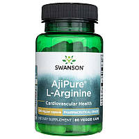 L-аргинин Swanson AjiPure L-Arginine 500mg 60 caps