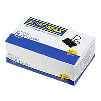 Біндер 19 мм, 12 шт. BUROMAX BM.5305