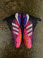 Дитячі сороконіжки Adidas  Predator Freak+ TF/сороконіжки адідас предатор фрік / футбольне взуття рожеві