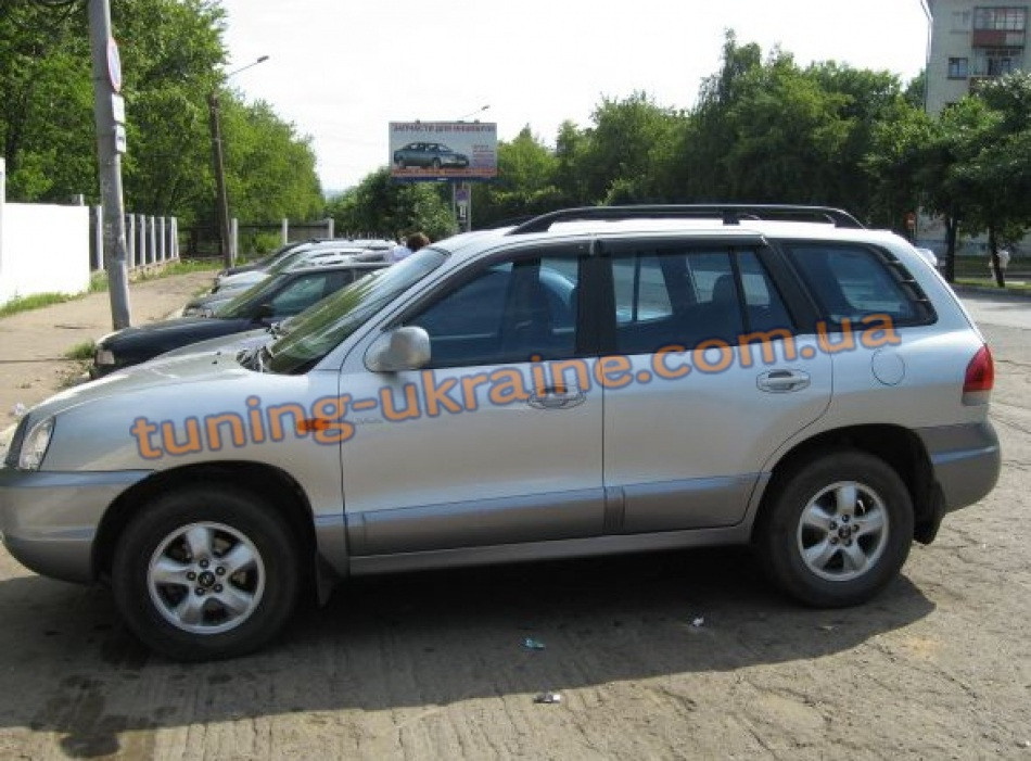 Дефлектори вікон (вітровики) COBRA-Tuning HYUNDAI SANTA FE 1 2000-2006