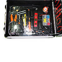 Великий набір інструментів 187 предметів у валізі. Викрутки головки ключі та багато іншого, фото 4