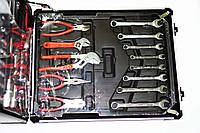 Великий набір інструментів 187 предметів у валізі. Викрутки головки ключі та багато іншого, фото 8