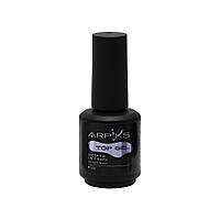 Arpiks Top Gel with UV Filters No Tack Finish — топ гель без липкого шару з УФ-фільтрами, 15 г