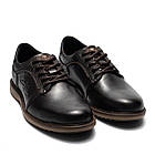 Чоловічі шкіряні туфлі Kristan brown, фото 3