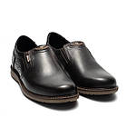 Чоловічі шкіряні туфлі Kristan brown old school, фото 2