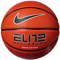 Баскетбольный мяч Nike ELITE ALL COURT 8P 2.0 N.100.4088.855.07 р. 7 оранжевый 0201 Топ !