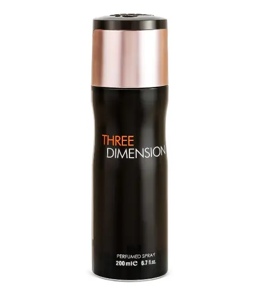 Дезодорант Fragrance World Three Dimension для чоловіків — deo spray 200 ml