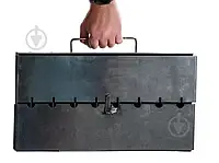Мангал-чемодан Metalzavod MC8/3 на 8 шампуров 3 мм 0201 Топ !