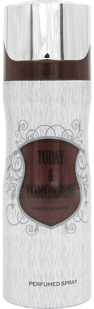 Дезодорант Fragrance World Tomorrow Pour Homme для чоловіків — deo spray 200 ml