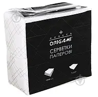 Серветки столові Origami Horeca одношарові 24x23 см білі 1000 шт. 0201 Топ!