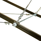 Масажний стіл для складаний м'який Червоний 180х60х70см Кушетка для косметологічних процедур для тату переносна, фото 6