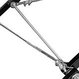 Масажний стіл 180х60 см ручне складання переносний Кушетка для масажу з регулюванням висоти м'яка Бузкова, фото 8