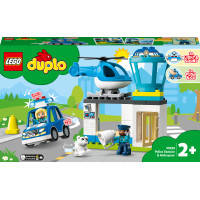 Конструктор LEGO DUPLO Town Полицейский участок и вертолет 40 деталей (10959)