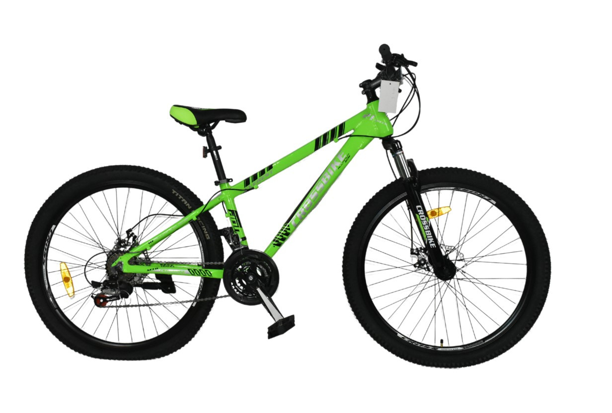 Велосипед CrossBike 64" Storm Рама-13" Зелений