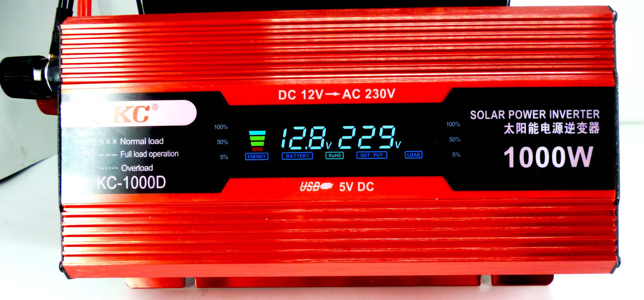 Перетворювач DC/AC KC-1000D 1000W