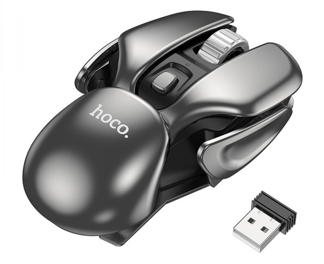 Бездротова миша Hoco DI43 Silver акумуляторна Бездротова миша Hoco DI43 Silver акумуляторна