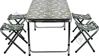 Комплект мебели раскладной стол + 4 стулья PN00002 листья 0201 Топ !