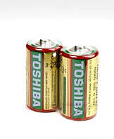 Батарейка R20, бочка TOSHIBA блистер 1*2шт