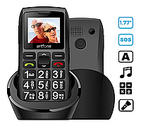 Artfone Мобильный телефон C1 Senior с разблокированной большой кнопкой для пожилых людей