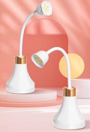 Лампа  на  акумуляторі для сушки нігтів UV+LED (Тюльпан) з USB підключенням потужністю 18 Вт.