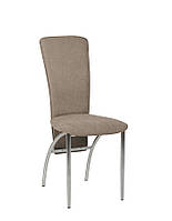 Обеденный кухонный стул Амели Amely chrome Soro-23 бежевый Новый Стиль (заказ кратно 2шт) (IM)