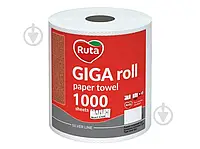 Паперові рушники Ruta Giga Roll 1000 відривів двошарова 1 шт. 0201 Топ!