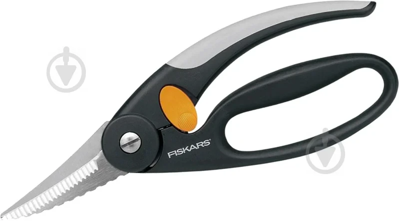 Ножиці для риби з ручками Softouch Form Fiskars 0201 Топ!