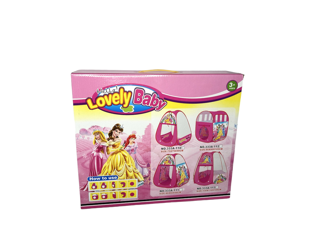 Дитячий ігровий намет для дівчинки Принцеса Діснея, рожевий Lovely Baby