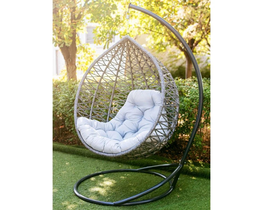 Підвісне крісло кокон Ельферо зі стійкою + 1100 грн, фото 1