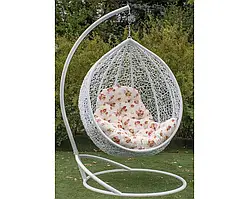 Підвісне крісло кокон Емілія зі стійкою +1100