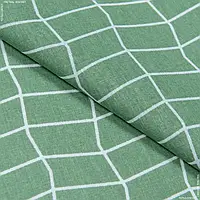 Ткань Бязь ткч набивная паркет зеленый (150см 140г/м² пог.м) 175769