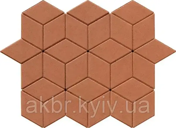 Тротуарна плитка ромб бурштин, фото 1