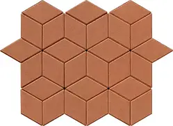 Тротуарна плитка ромб бурштин