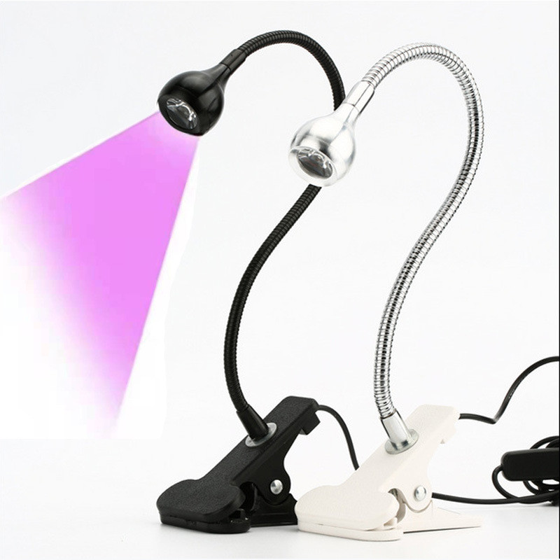 Настільна світлодіодна лампа UV/LED Tulip Clip-on - 5 Вт