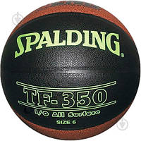 Баскетбольный мяч Spalding TF 350 LNB 76319Z р. 6 черный с оранжевым 0201 Топ !