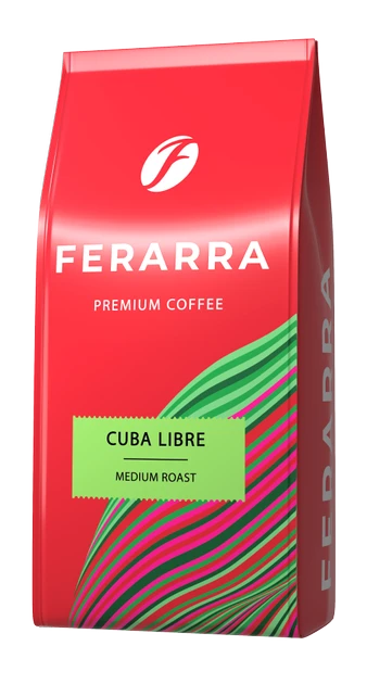 Кава в зернах Ferarra Cuba Libre з ароматом кубинського рому 1 кг