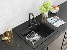 Кухонна мийка DARFOR DG016 + дозатор, фото 2