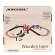 Дерев'яна залізниця, шлях, дорога, автотрек 3,2 м Kruzzel 22646, фото 6