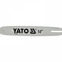 Шина направляющая цепной пилы YATO l= 14"/ 36 см (50 звеньев) для цепей YT-84950, YT-84960